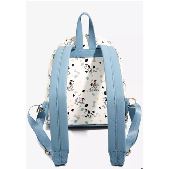 NWT Danielle Nicole Disney 101 Dalmatians Bone All Over Print Mini Backpack - Picture 3 of 4